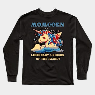 Vintage Funny Magical Unicorn for Mother's Day Long Sleeve T-Shirt
